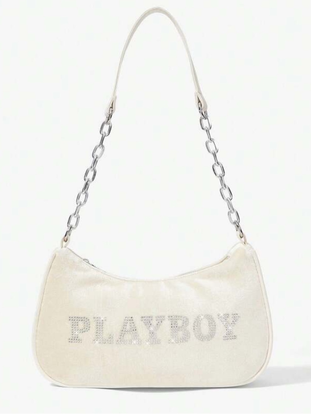 PLAYBOY Shoulder Bag with Crystal Logo